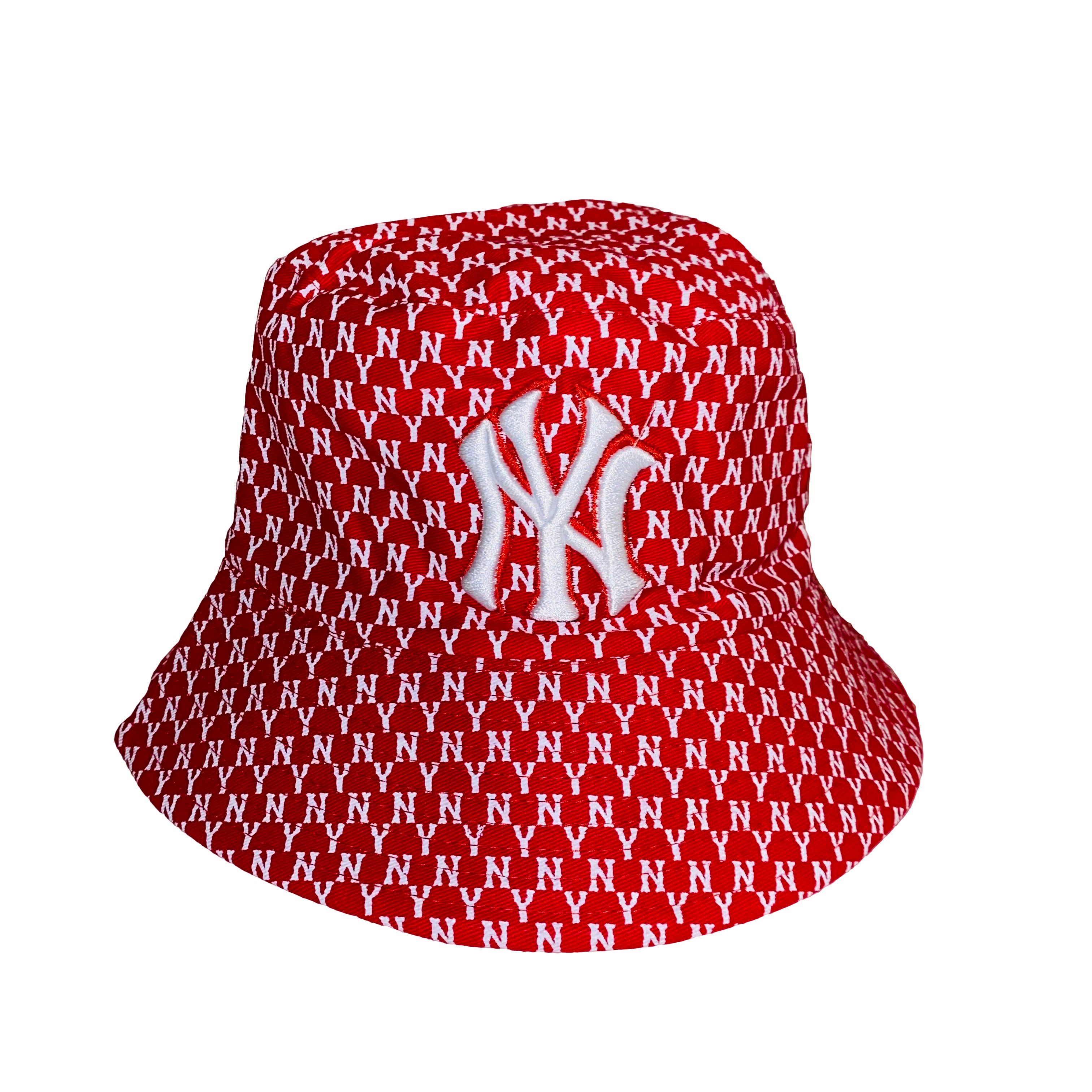 NWOT NY &CO logo bucket hat Furry Checkered NYC Bucket Hat- Bronx, NYC Luxury Rhinestone  main image 2