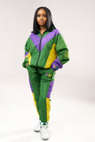 V2 Windbreaker Set - Mardi Gras (Green)