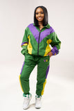 V2 Windbreaker Set - Mardi Gras (Green)