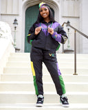 V2 Mardi Gras Unisex Windbreaker Set - Limited Edition (Black)