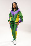 V2 Windbreaker Set - Mardi Gras (Green)
