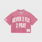 Never 2 Fly 2 Pray Jersey - Pink/White
