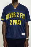 Never 2 Fly 2 Pray Jersey - Navy/Yellow