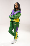 V2 Windbreaker Set - Mardi Gras (Green)