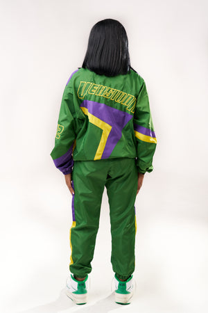 V2 Windbreaker Set - Mardi Gras (Green)