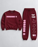 Top Tier Cloud Set - Burgundy