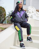 V2 Mardi Gras Unisex Windbreaker Set - Limited Edition (Black)
