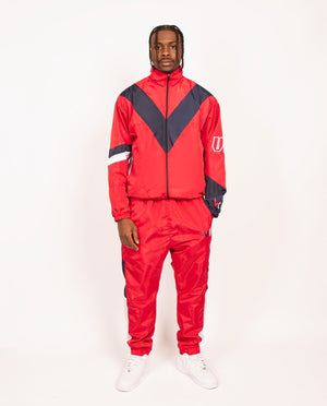 V2 Windbreaker Set - Red/Navy