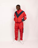 V2 Windbreaker Set - Red/Navy