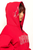 1 of None Rhinestone Zip Up - Red