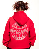 1 of None Rhinestone Zip Up - Red